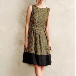 Anthropologie Kakum 100% Silk Dress